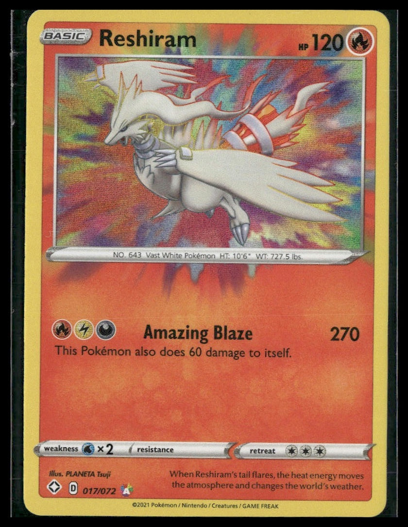 Reshiram #017/072 Shining Fates NM