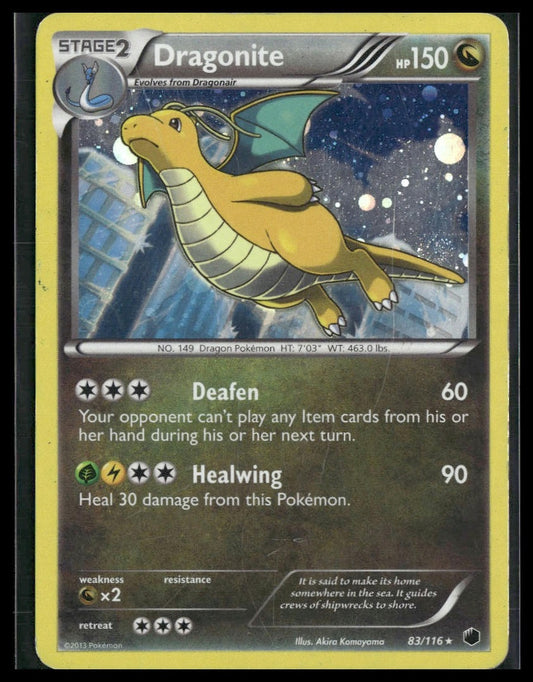 Dragonite #83/116 Cosmos Holo Plasma Freeze HP