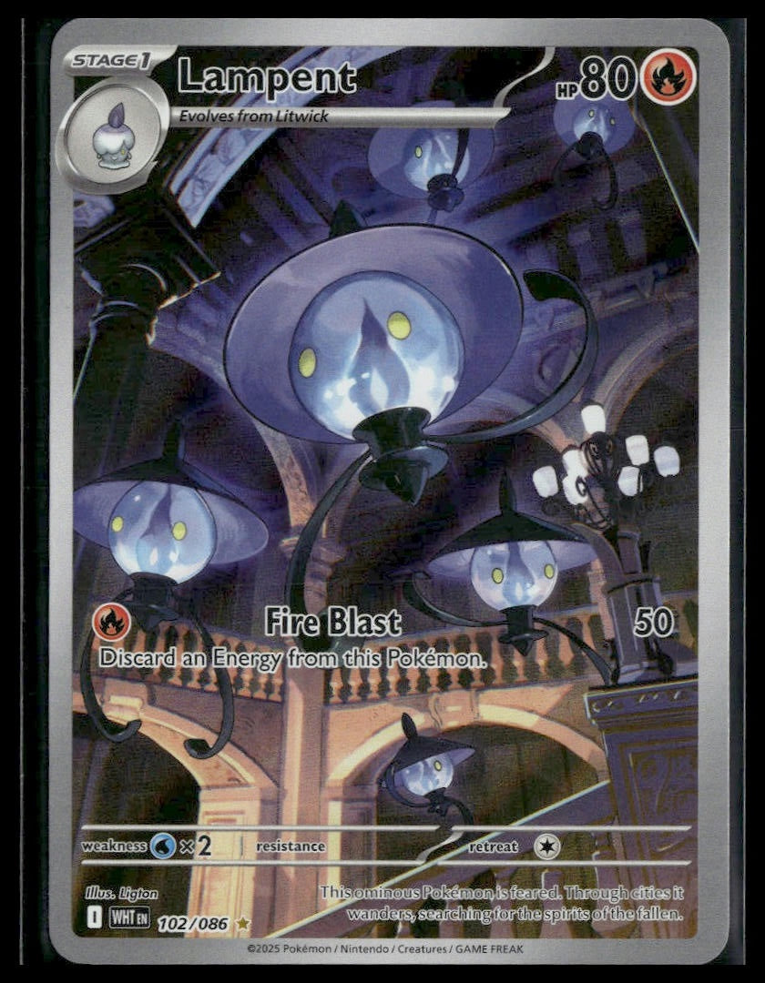 Lampent #102/086 White Flare NM