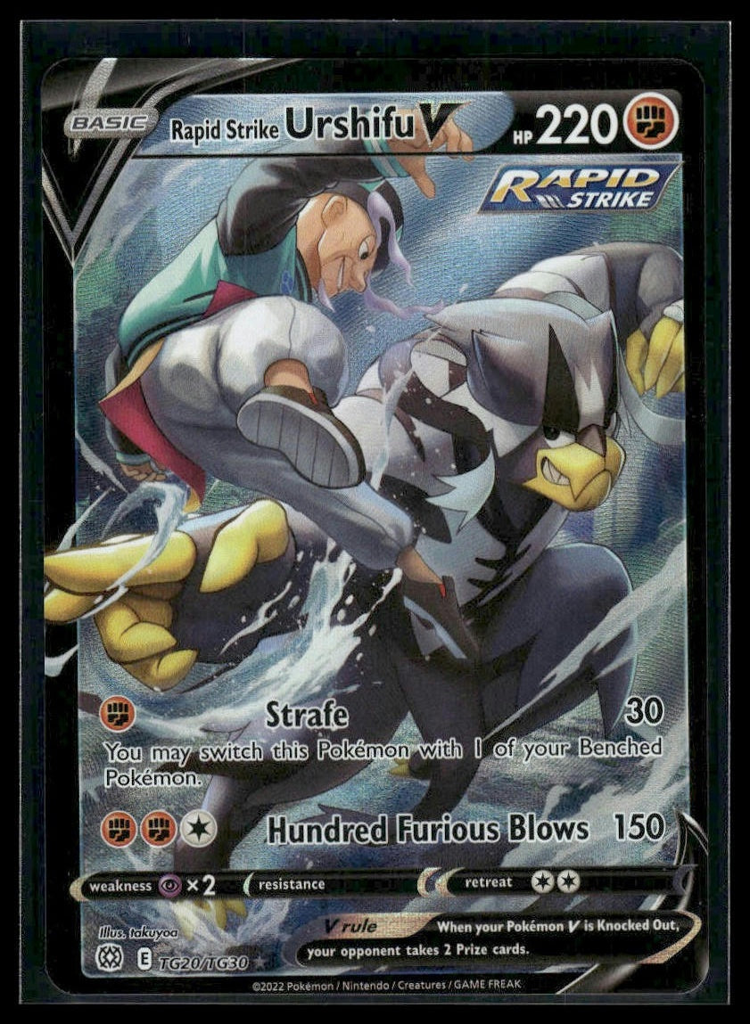 Rapid Strike Urshifu V #TG20/TG30 Brilliant Stars Trainer Gallery NM