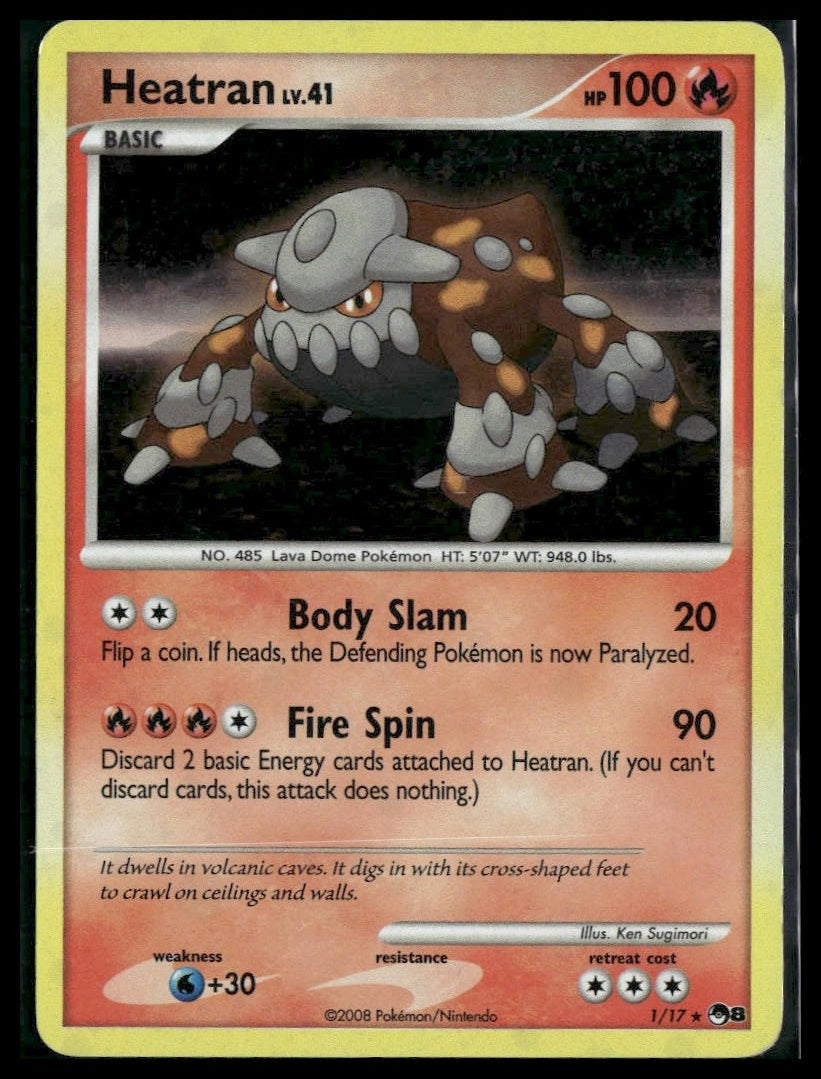 Heatran #001/017 POP Series 8 LP