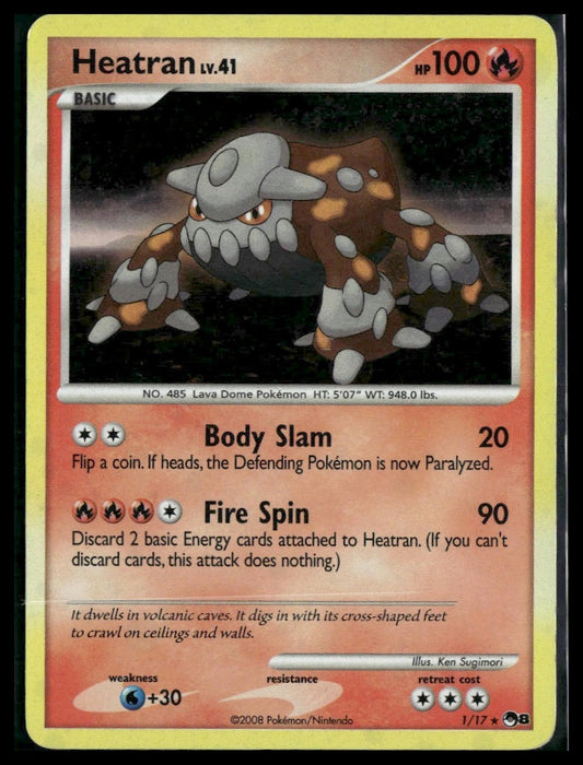 Heatran #001/017 POP Series 8 LP