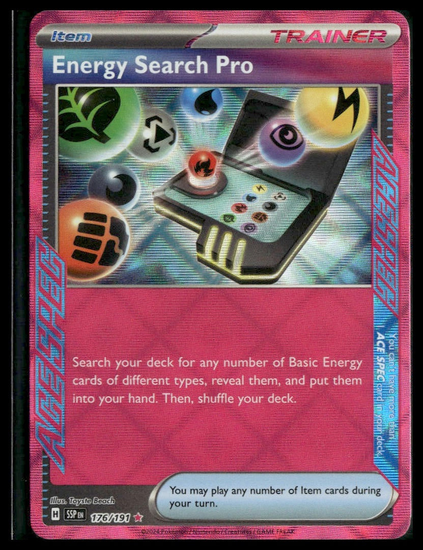 Energy Search Pro #176/191 Surging Sparks LP