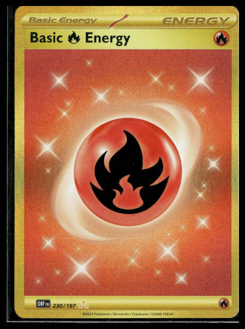 Basic Fire Energy #230/197 Obsidian Flames VLP