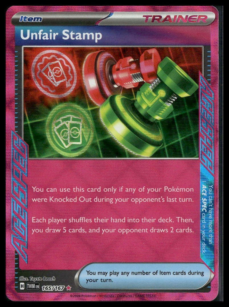 Unfair Stamp #165/167 Twilight Masquerade VLP