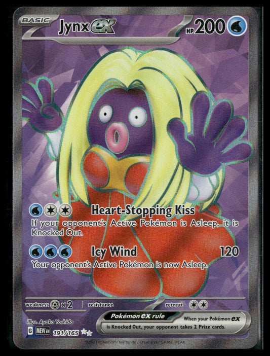 Jynx ex #191/165 Scarlet & Violet 151 NM