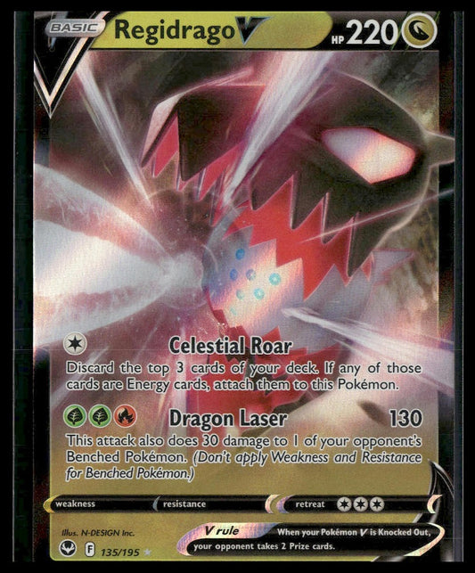 Regidrago V #135/195 Silver Tempest VLP