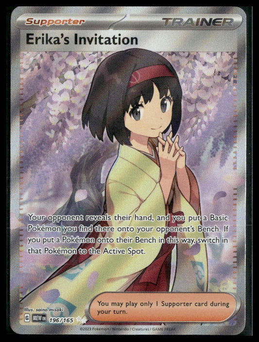 Erika's Invitation #196/165 Scarlet & Violet 151 NM