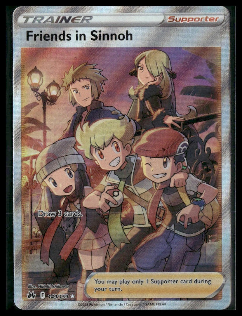 Friends in Sinnoh (Full Art) #149/159 Crown Zenith NM