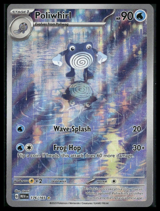 Poliwhirl #176/165 Scarlet & Violet 151 NM