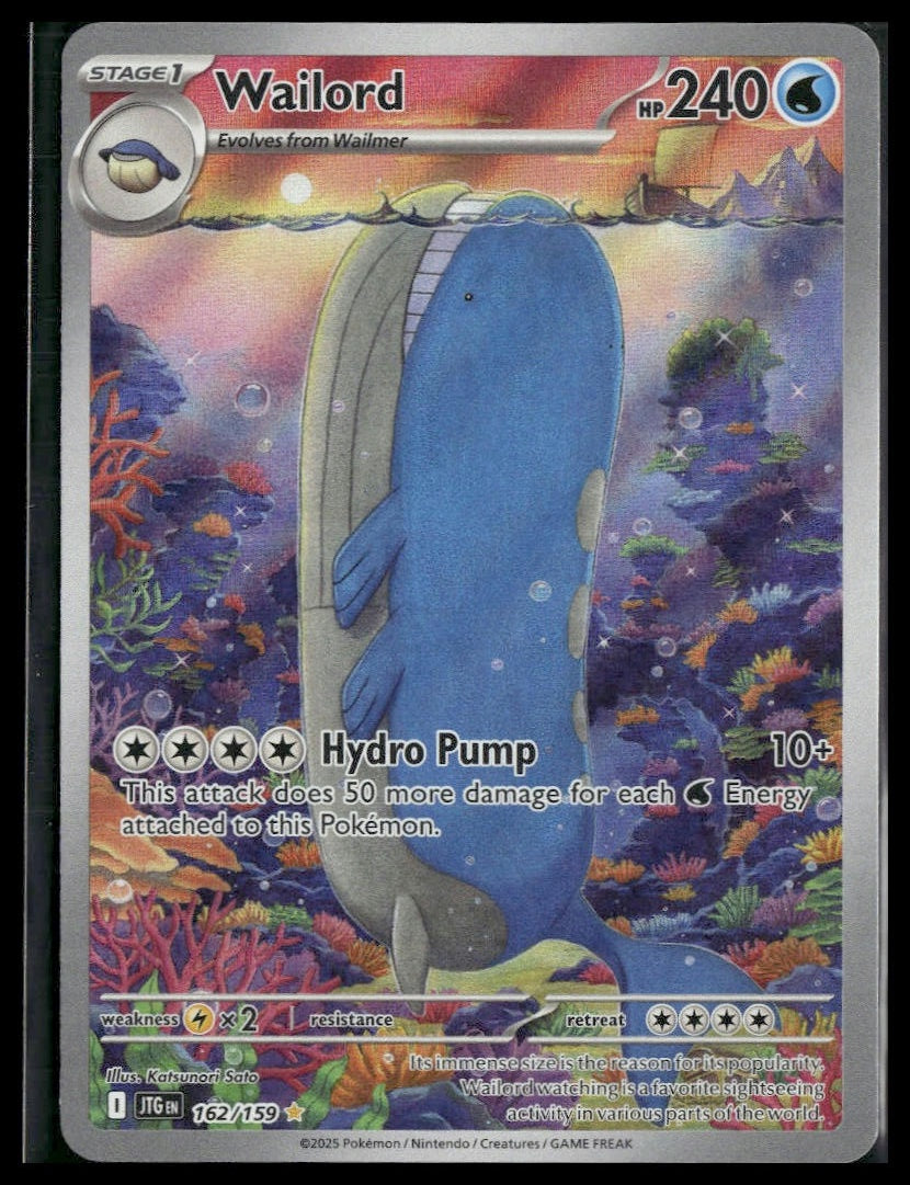 Wailord #162/159 Journey Together NM
