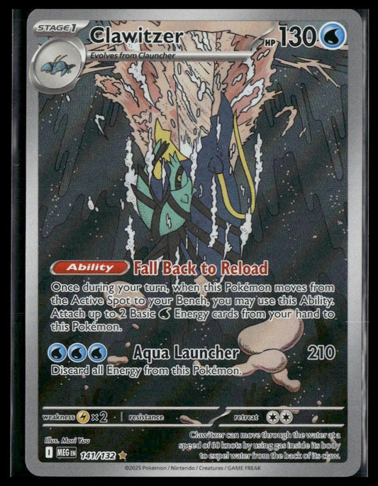 Clawitzer #141/132 Mega Evolution NM