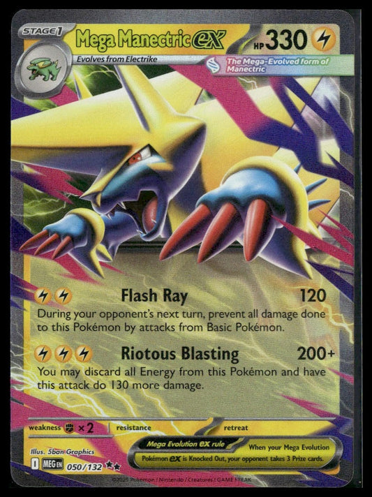 Mega Manectric ex #050/132 Mega Evolution NM