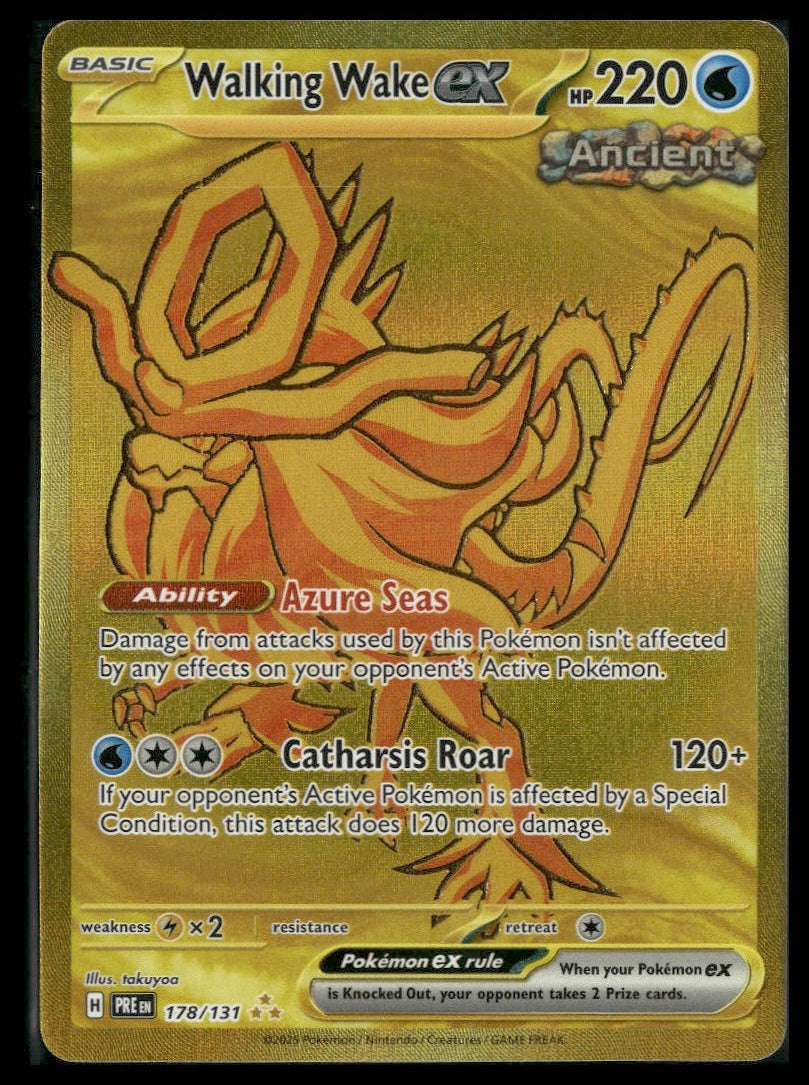 Walking Wake ex #178/131 Prismatic Evolutions NM