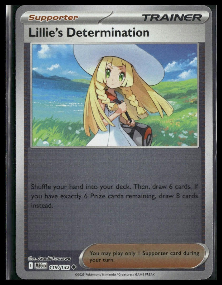 Lillie's Determination #119/132 Reverse Holo Mega Evolution NM
