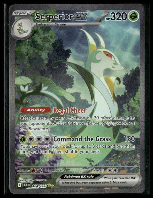 Serperior ex #164/086 Black Bolt NM