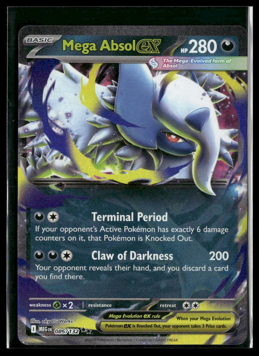 Mega Absol ex #086/132 Mega Evolution NM