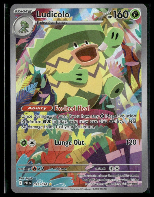 Ludicolo #95/94 Phantasmal Flames NM