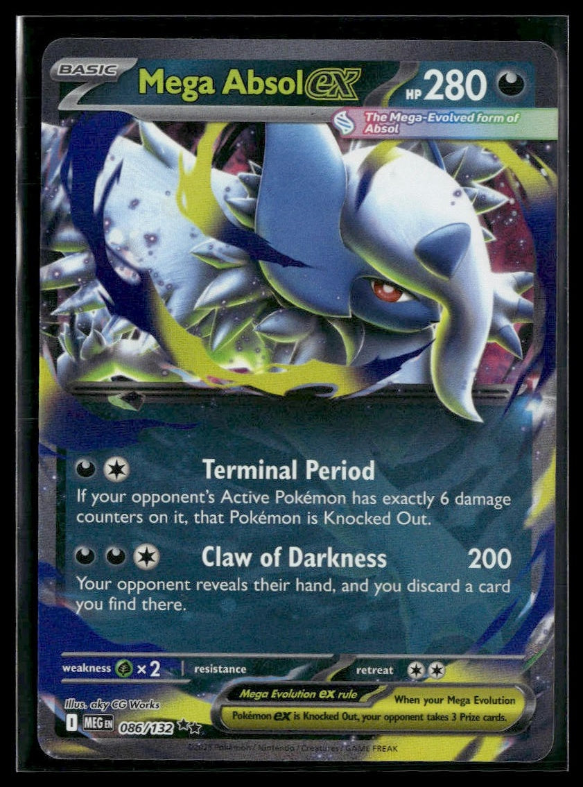 Mega Absol ex #086/132 Mega Evolution NM