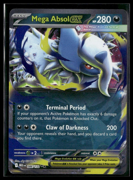 Mega Absol ex #086/132 Mega Evolution NM