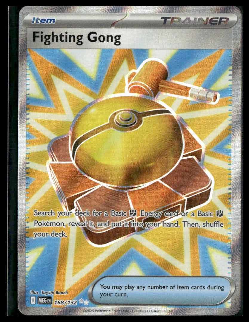 Fighting Gong #168/132 Mega Evolution NM