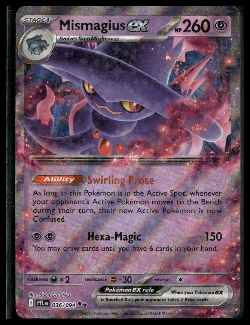 Mismagius ex #036/094 Phantasmal Flames VLP