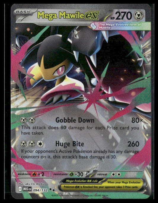 Mega Mawile ex #094/132 Mega Evolution NM