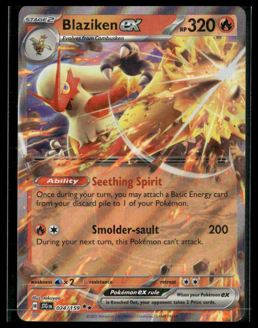 Blaziken ex #024/159 Journey Together NM