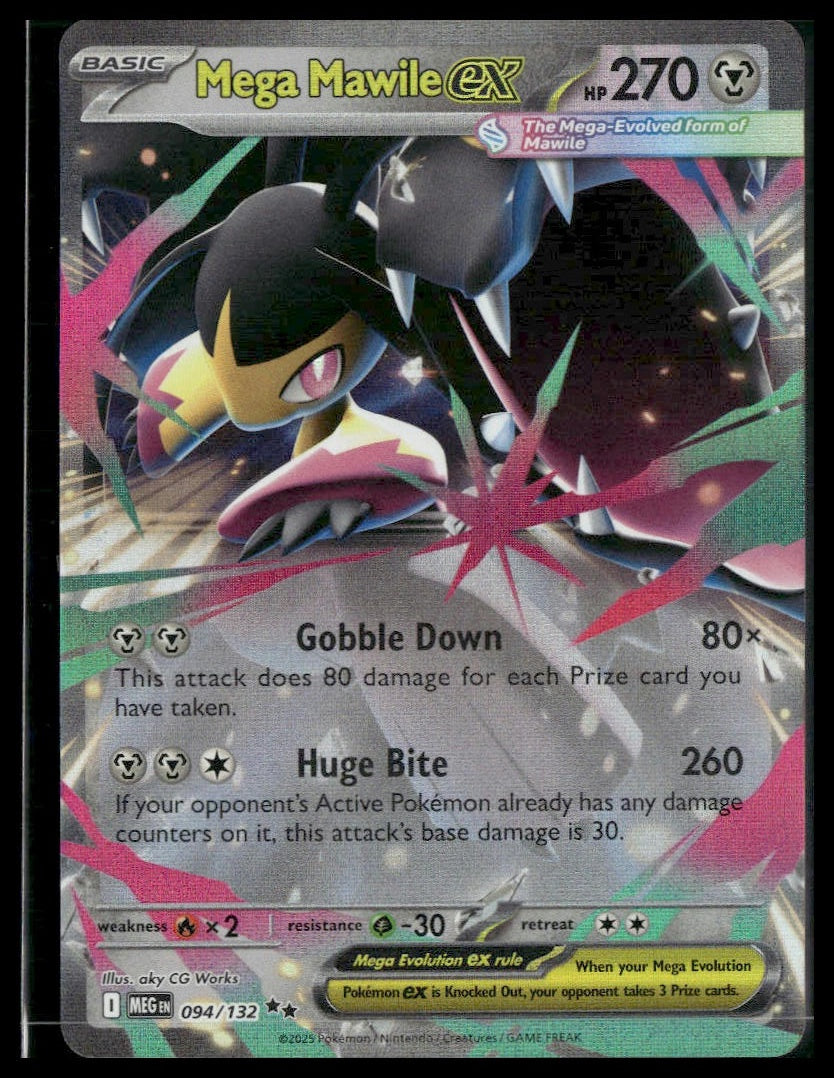 Mega Mawile ex #094/132 Mega Evolution NM