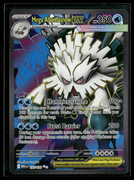 Mega Abomasnow ex #157/132 Mega Evolution NM