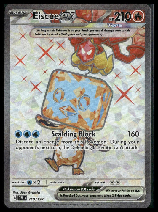 Eiscue ex #210/197 Obsidian Flames VLP