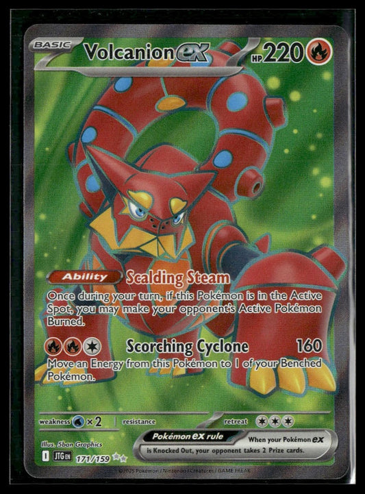 Volcanion ex #171/159 Journey Together NM