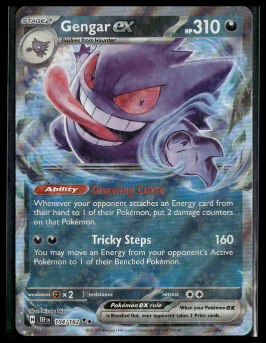 Gengar ex #104/162 Temporal Forces VLP