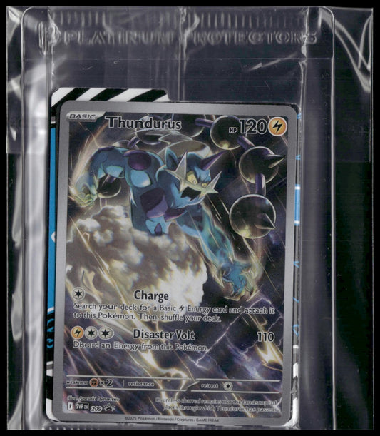 Thundurus #209 SEALED Black Bolt ETB Promo NM