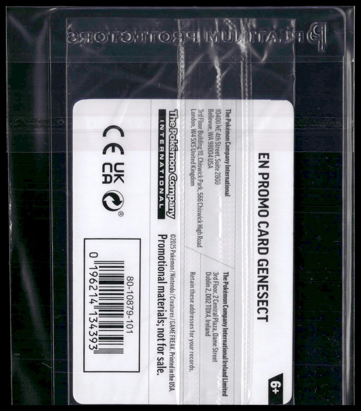 Genesect #008/080 SEALED STAMP Best Buy Exclusive Phantasmal Flames NM