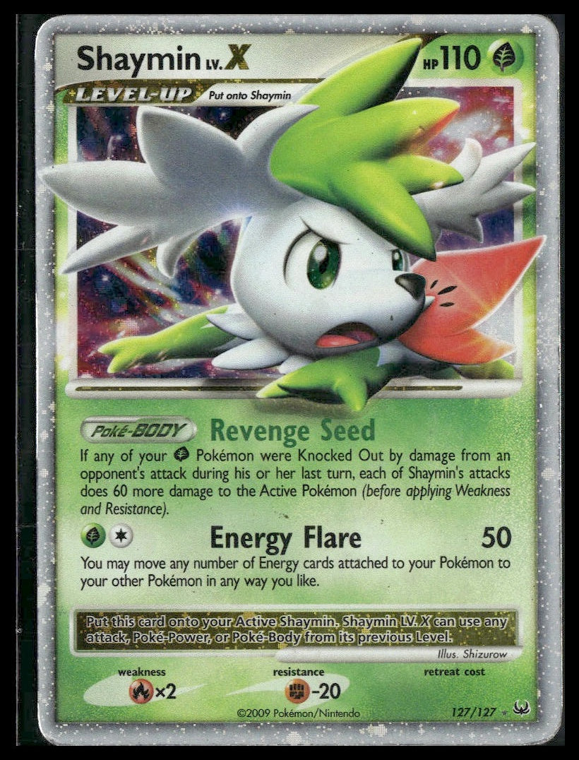 Shaymin Lv.X (Sky Forme) #127/127 Platinum MP