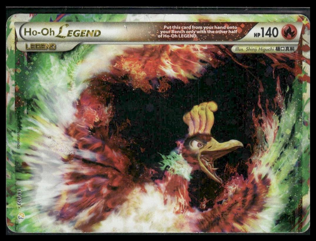 Ho-Oh Legend (Top) #111/123 HeartGold SoulSilver MP