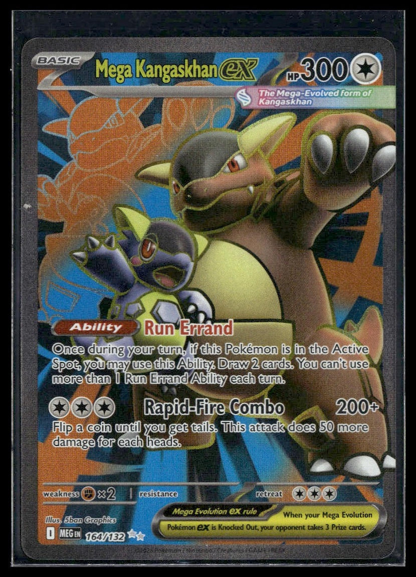 Mega Kangaskhan ex #164/132 Mega Evolution NM