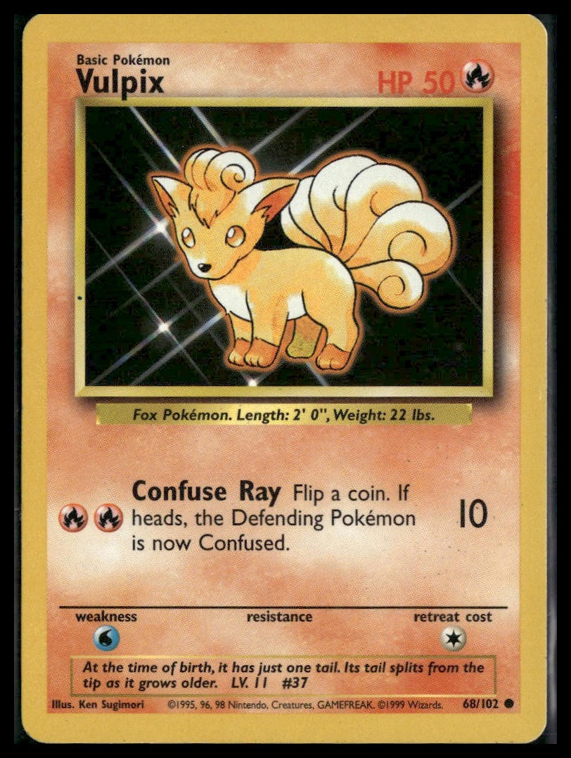 Vulpix #068/102 Base Set MP
