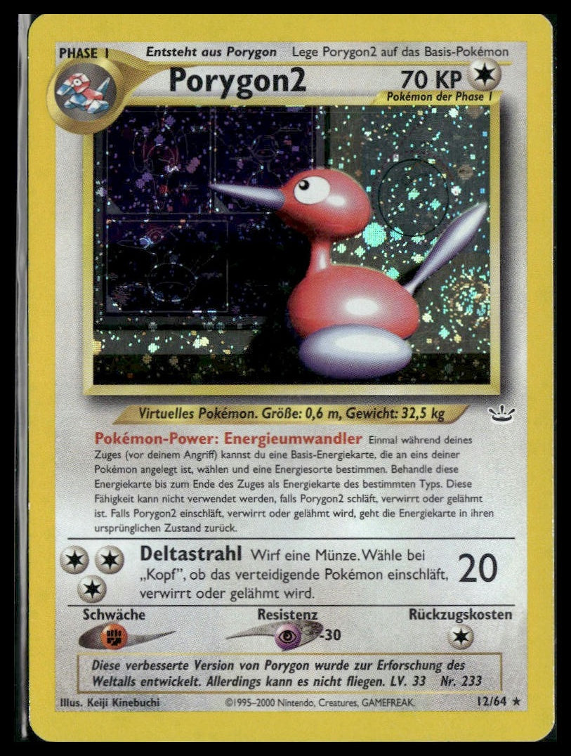 Porygon2 #12/64 GERMAN Neo Revelation LP