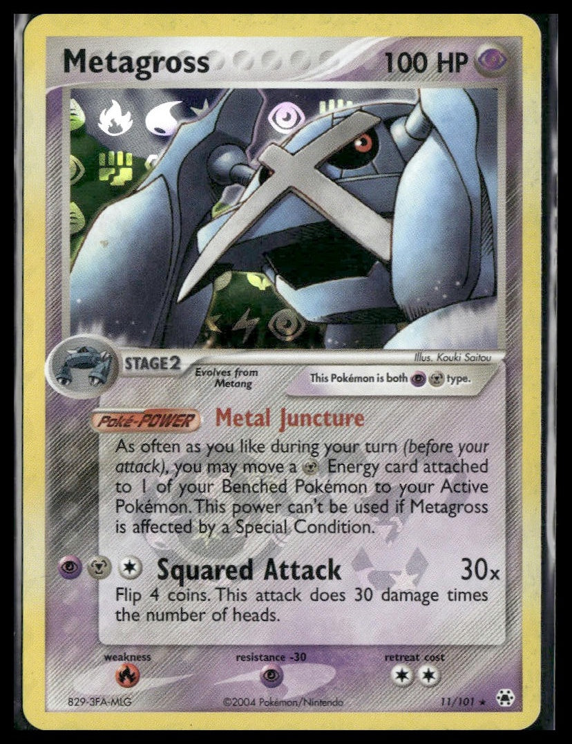 Metagross #11/101 Reverse Holo Hidden Legends LP