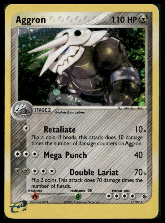 Aggron #1/109 Ruby and Sapphire LP