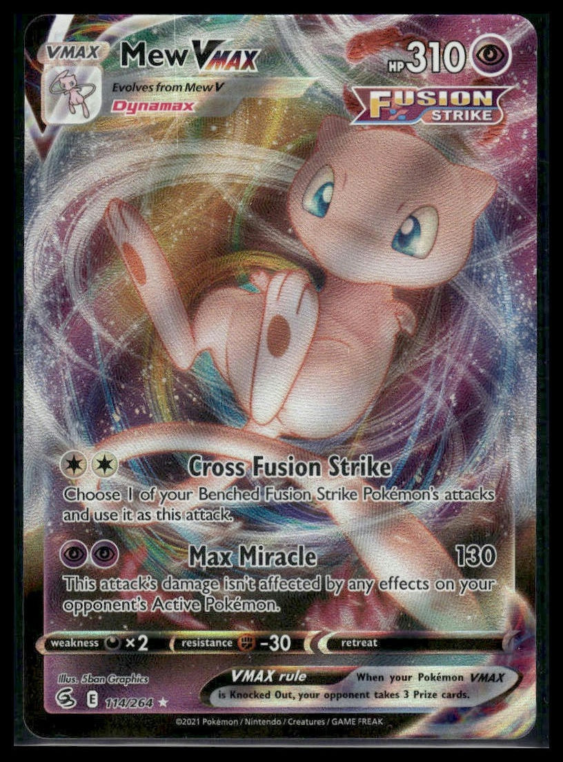 Mew VMAX #114/264 Fusion Strike LP