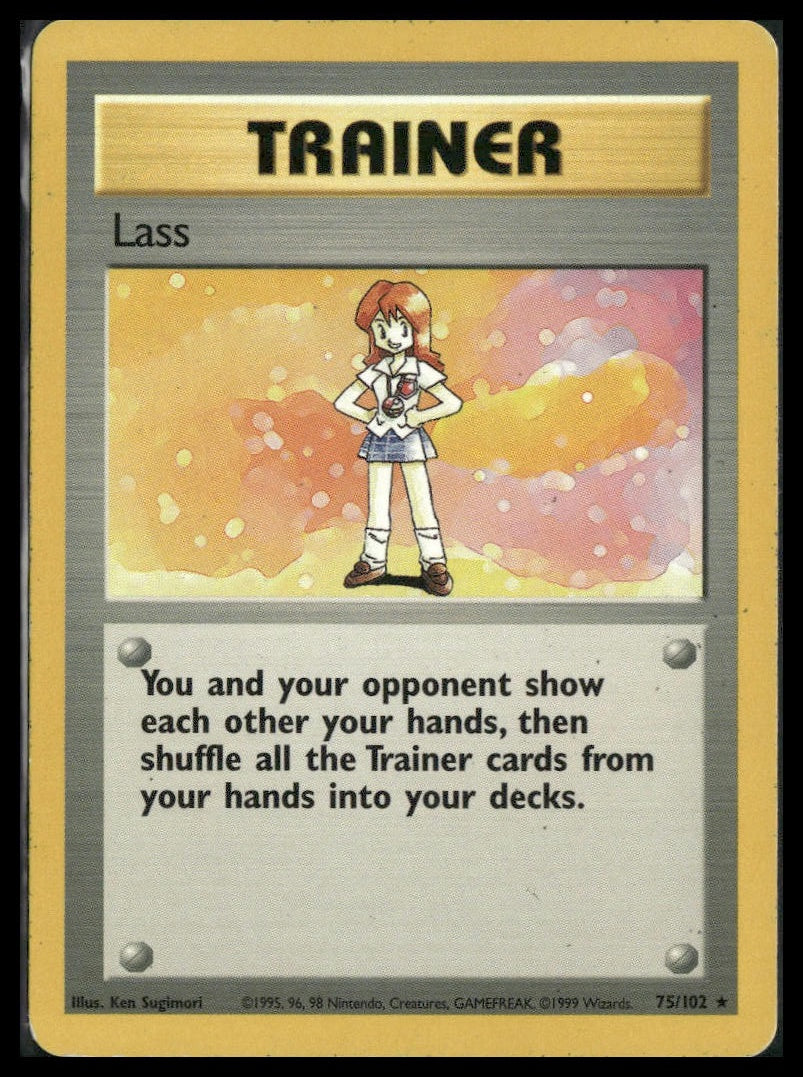 Lass #075/102 Base Set MP