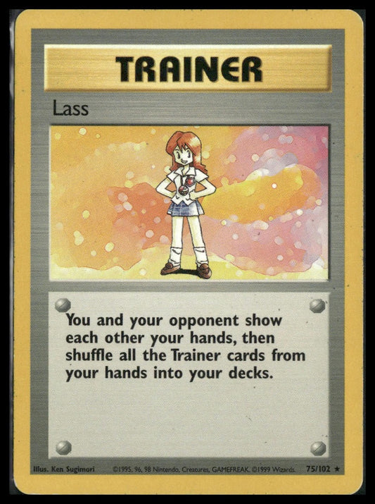Lass #075/102 Base Set MP