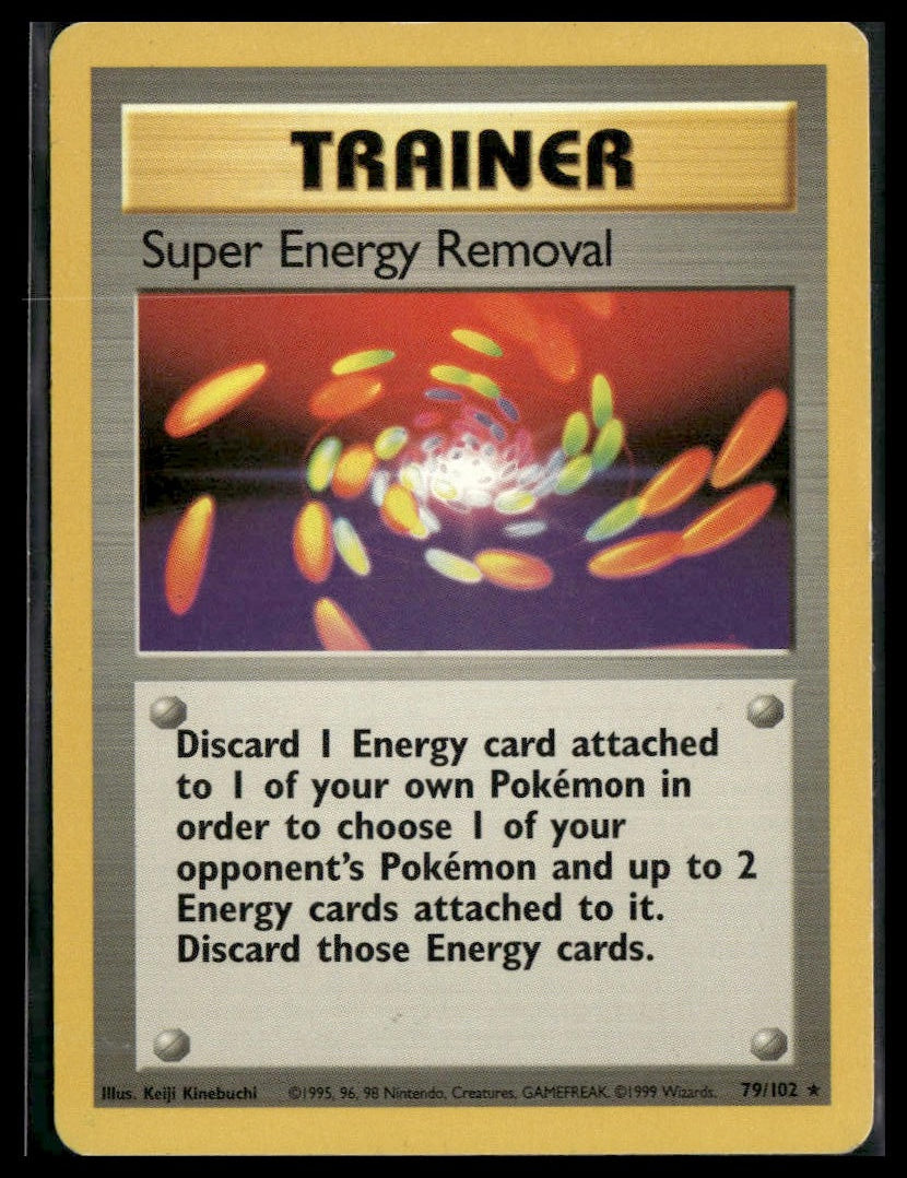 Super Energy Removal #079/102 Base Set MP