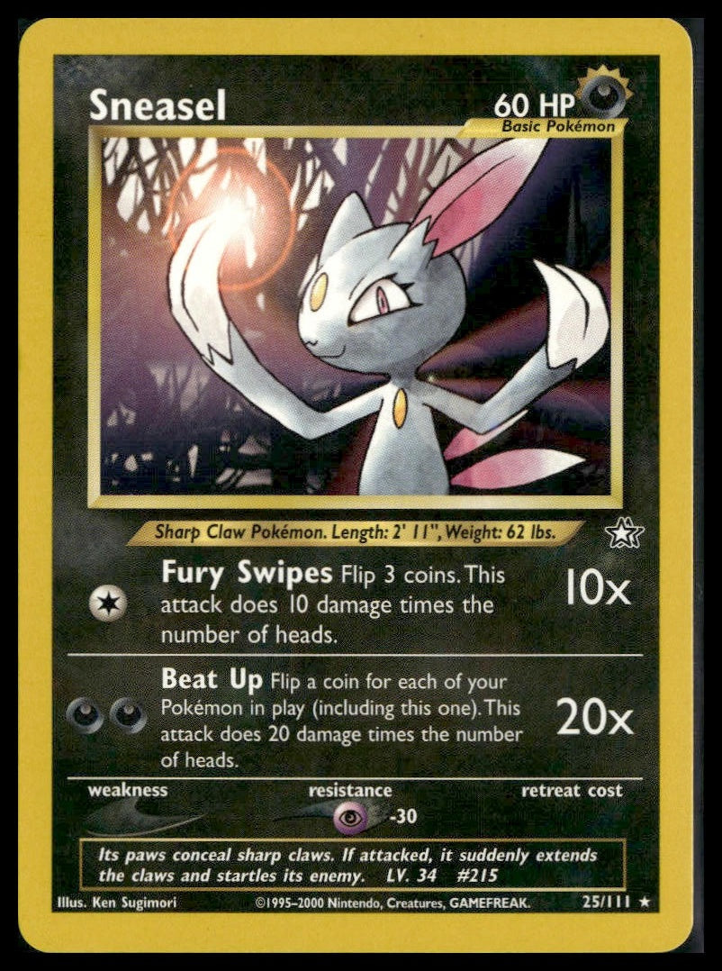 Sneasel #025/111 Neo Genesis LP