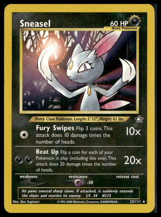 Sneasel #025/111 Neo Genesis LP