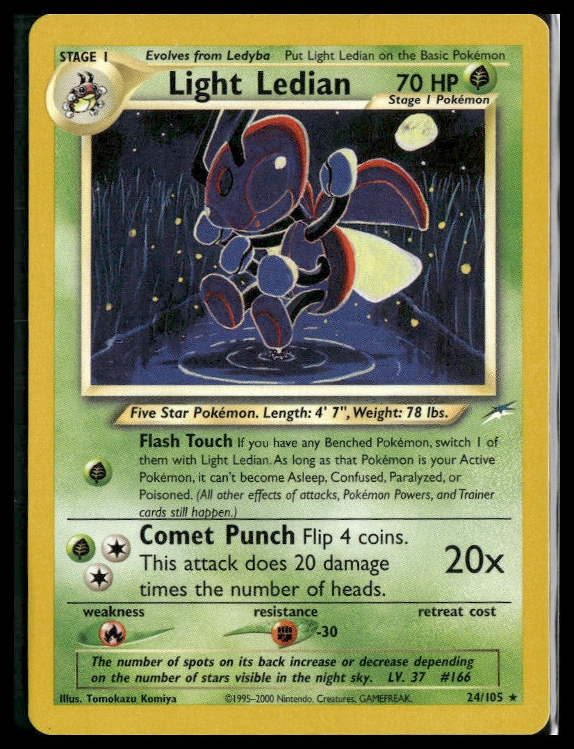 Light Ledian #024/105 Tomokazu Komiya Neo Destiny LP