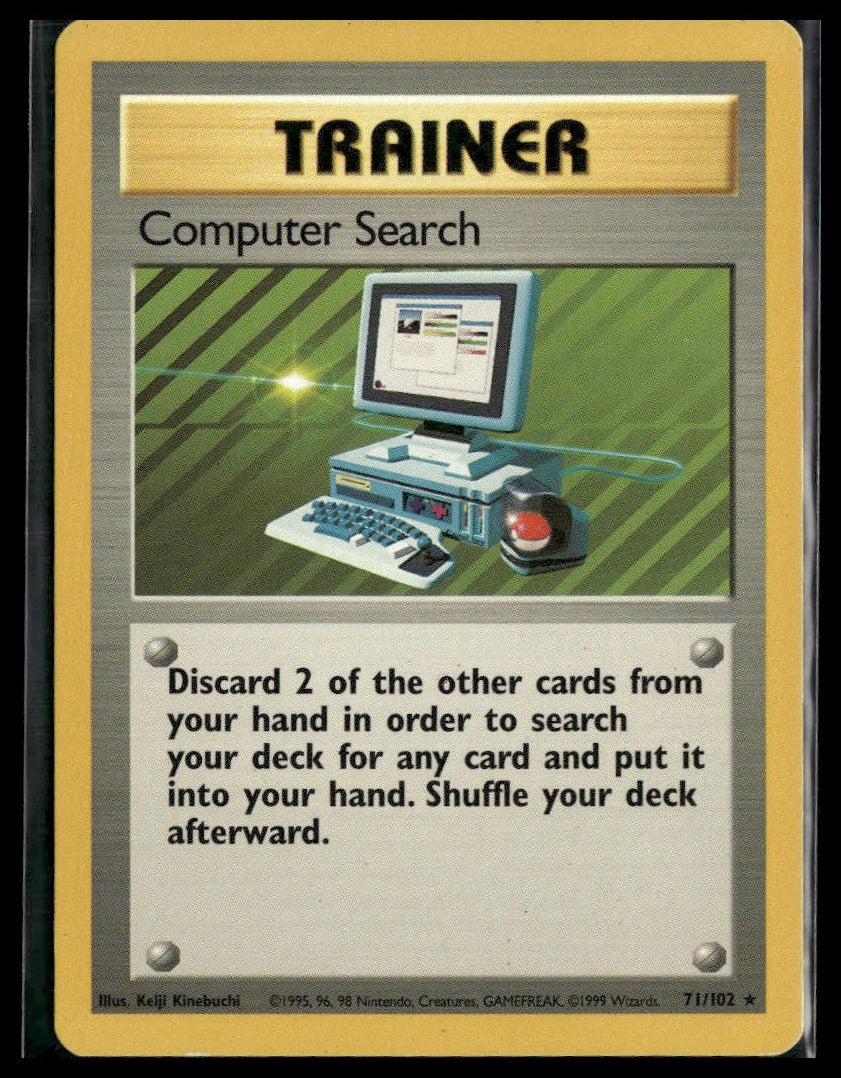 Computer Search #071/102 Base Set MP